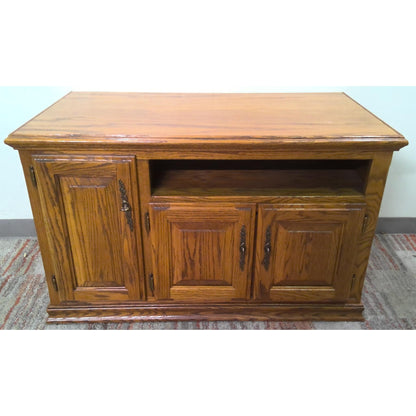 41" Rolling Wood TV Stand