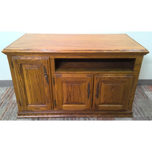 41" Rolling Wood TV Stand