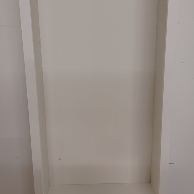 24" x 60" White Open Cabinet with 1 Drawer