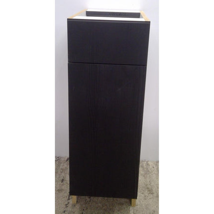 12" Black 1-Drawer Base Cabinet (Added 07/30/2026)