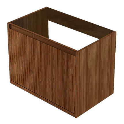 30 Inch Brown Floating Bathroom Vanity Cabinet