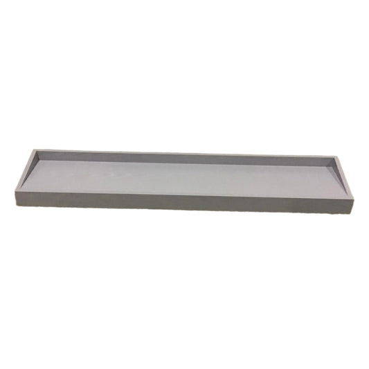 48” Floating Gray Wall Shelf