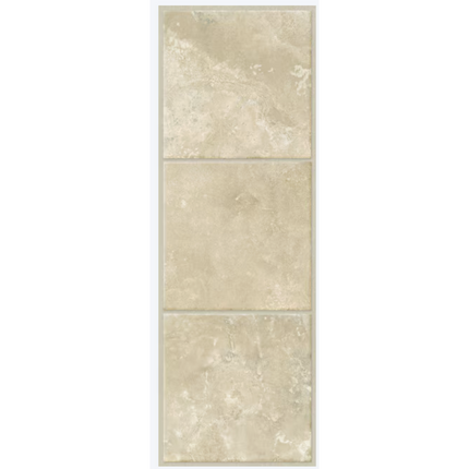 216 Square Feet of Alabaster Travertine Vinyl Tile Flooring (6 Boxes)