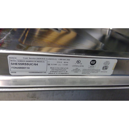 Bosch Stainless Steel Dishwasher