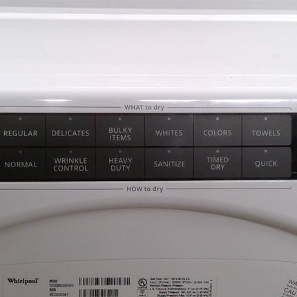 Whirlpool 7.4 Cu. Ft. Gas Wrinkle Shield Dryer with Steam