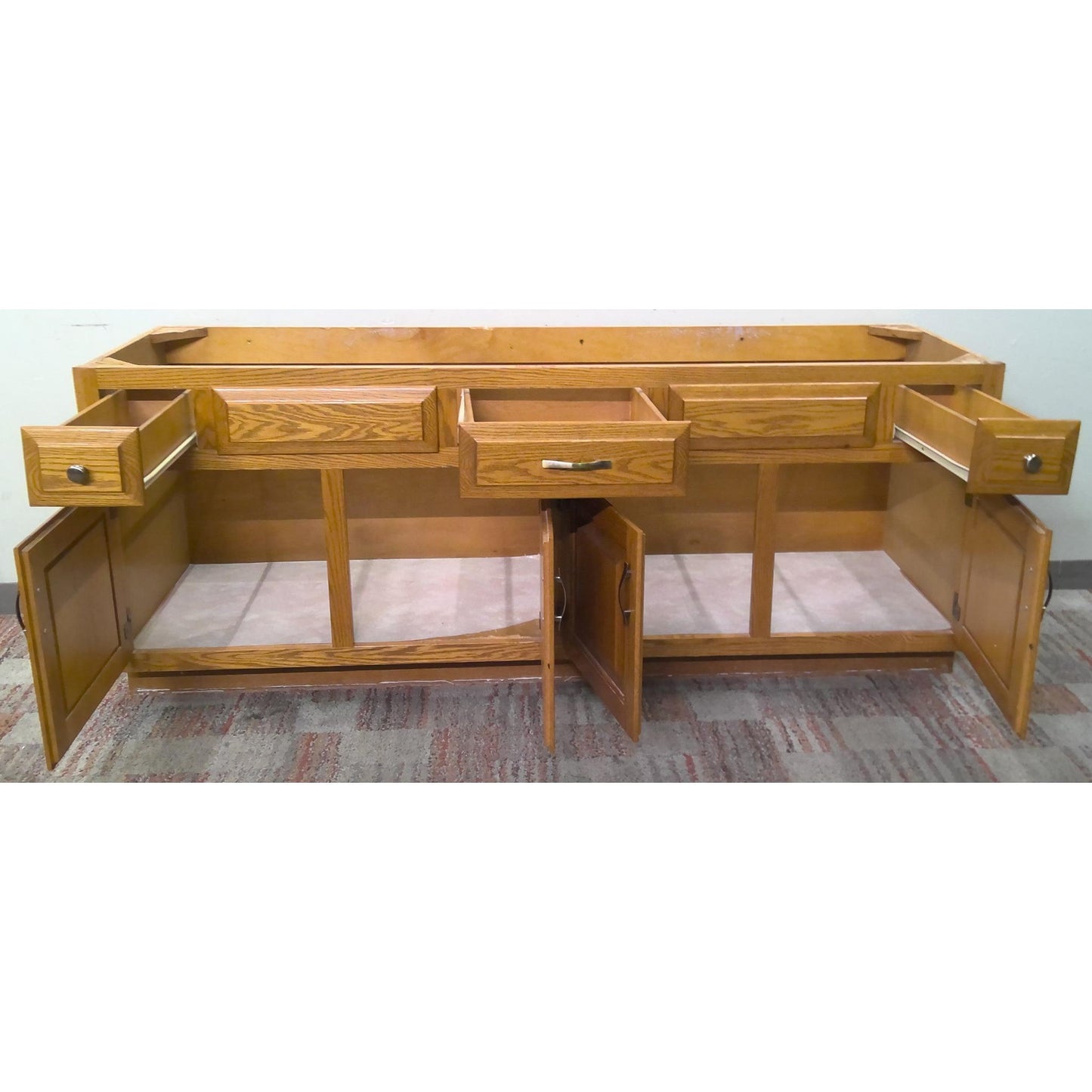 74" Double Sink Vanity Cabinet