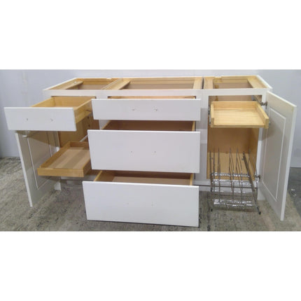 68" White Base Cabinet