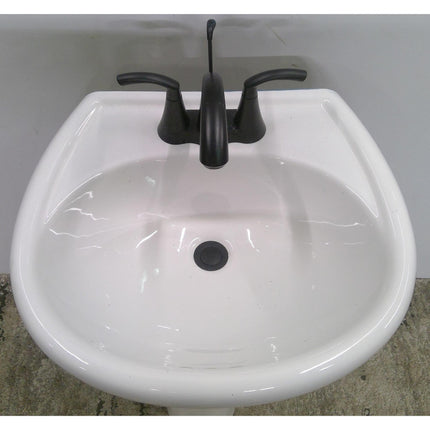 Pedestal Sink with Faucet