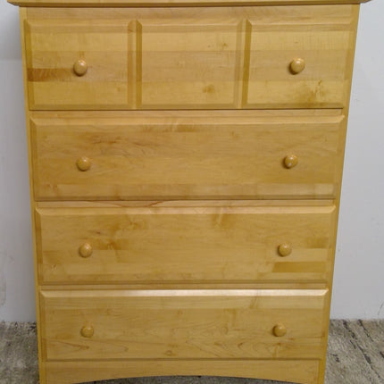 4-Drawer Light Wood Dresser