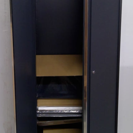 30" Black and Gray Steel Storage Locker