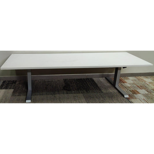 90" White Desk