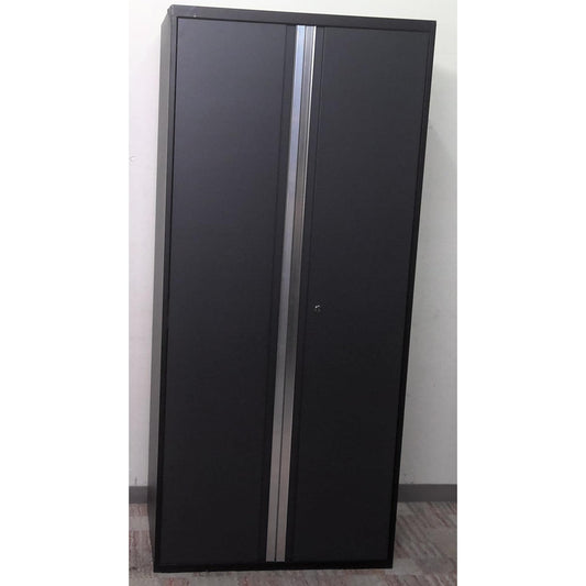 36" x 80" Black and Gray Multi-Use Steel Storage Locker