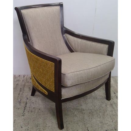 Tan Armchair with Yellow Back (Added 07/29/2026)