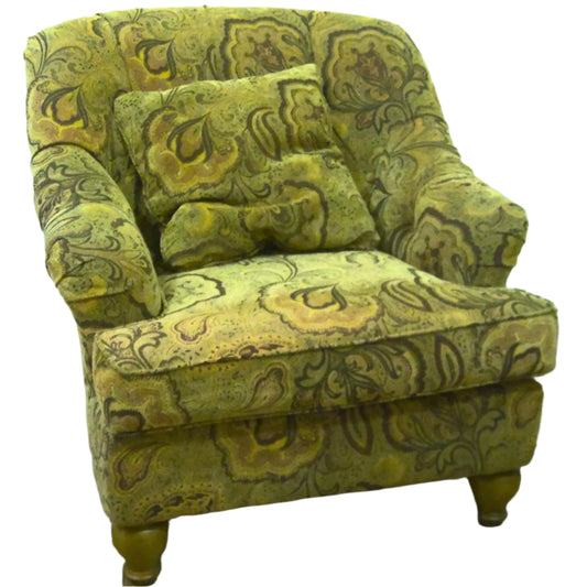 Tapestry-Style Upholstered Accent Chair