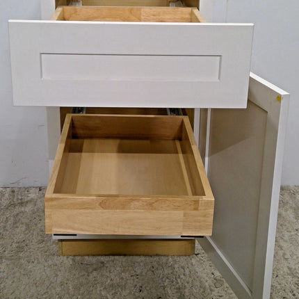 18" White Base Cabinet