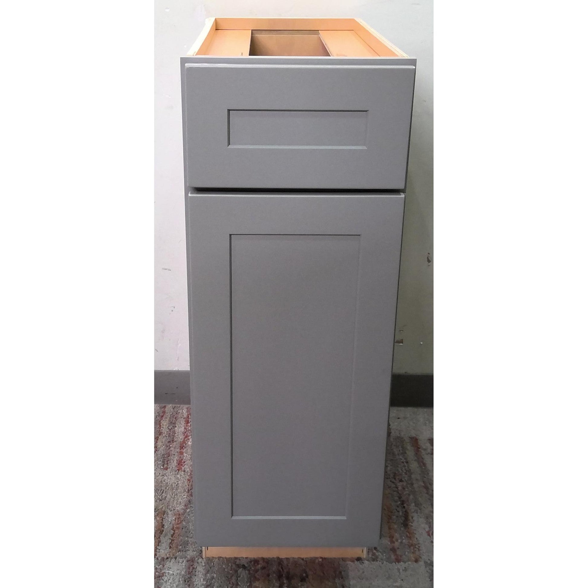 12" Gray Base Cabinet