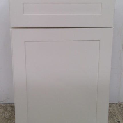 18" White 3-Drawer Base Cabinet