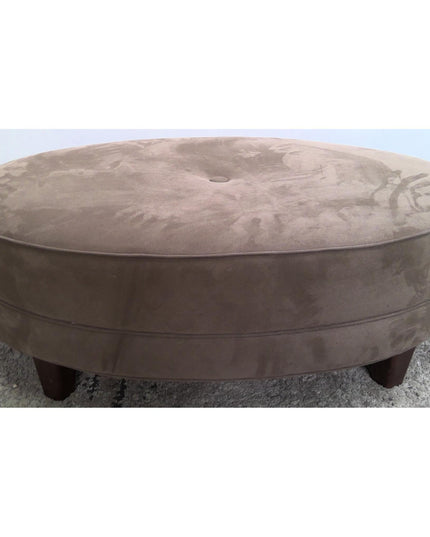 43" Gray Ottoman