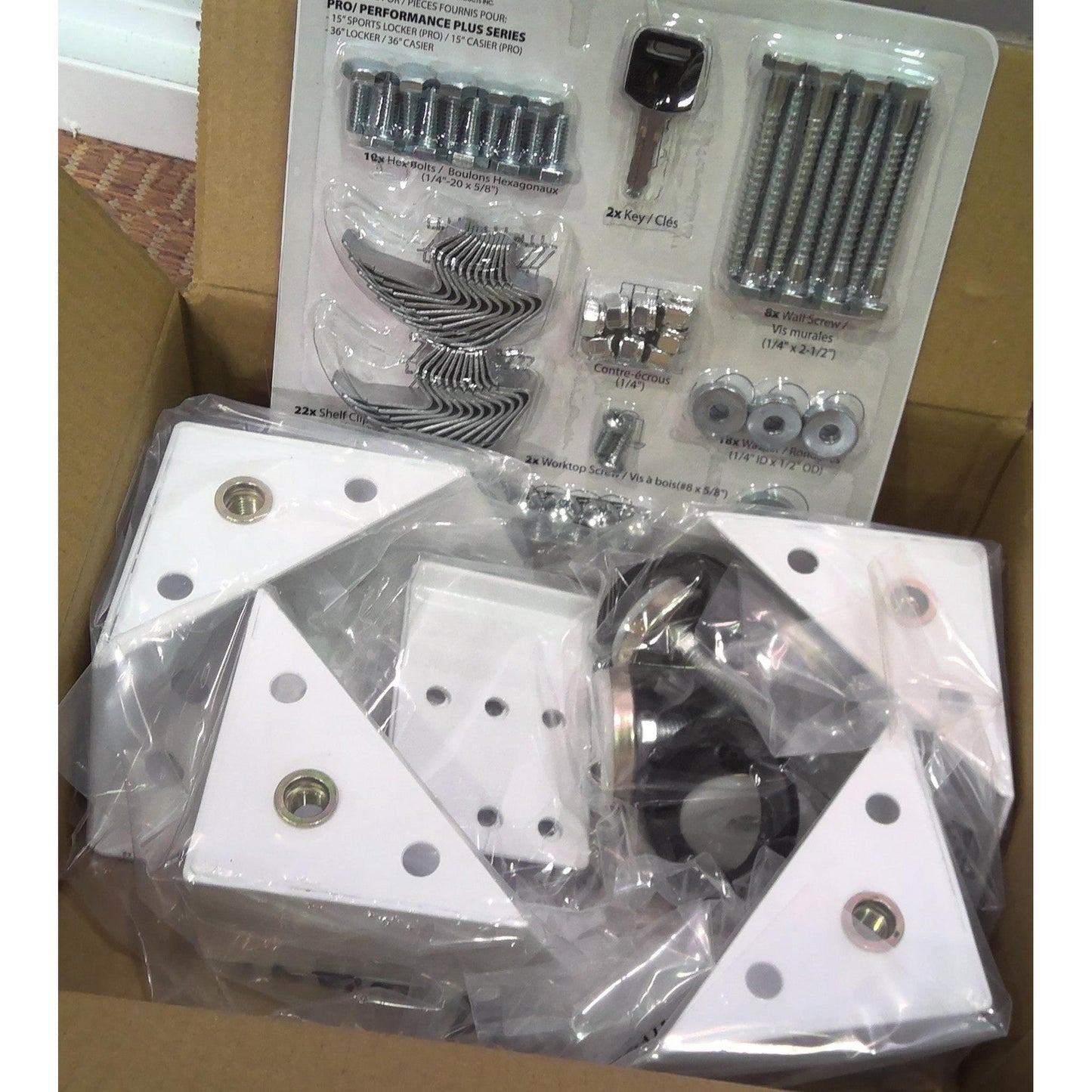 36" x 80" White Multi-Use Steel Storage Locker