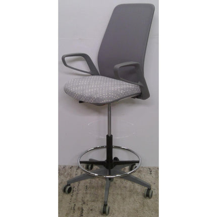 Tall Gray Office Chair