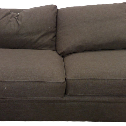Brown 2-Piece L-Shaped Sectional Sofa