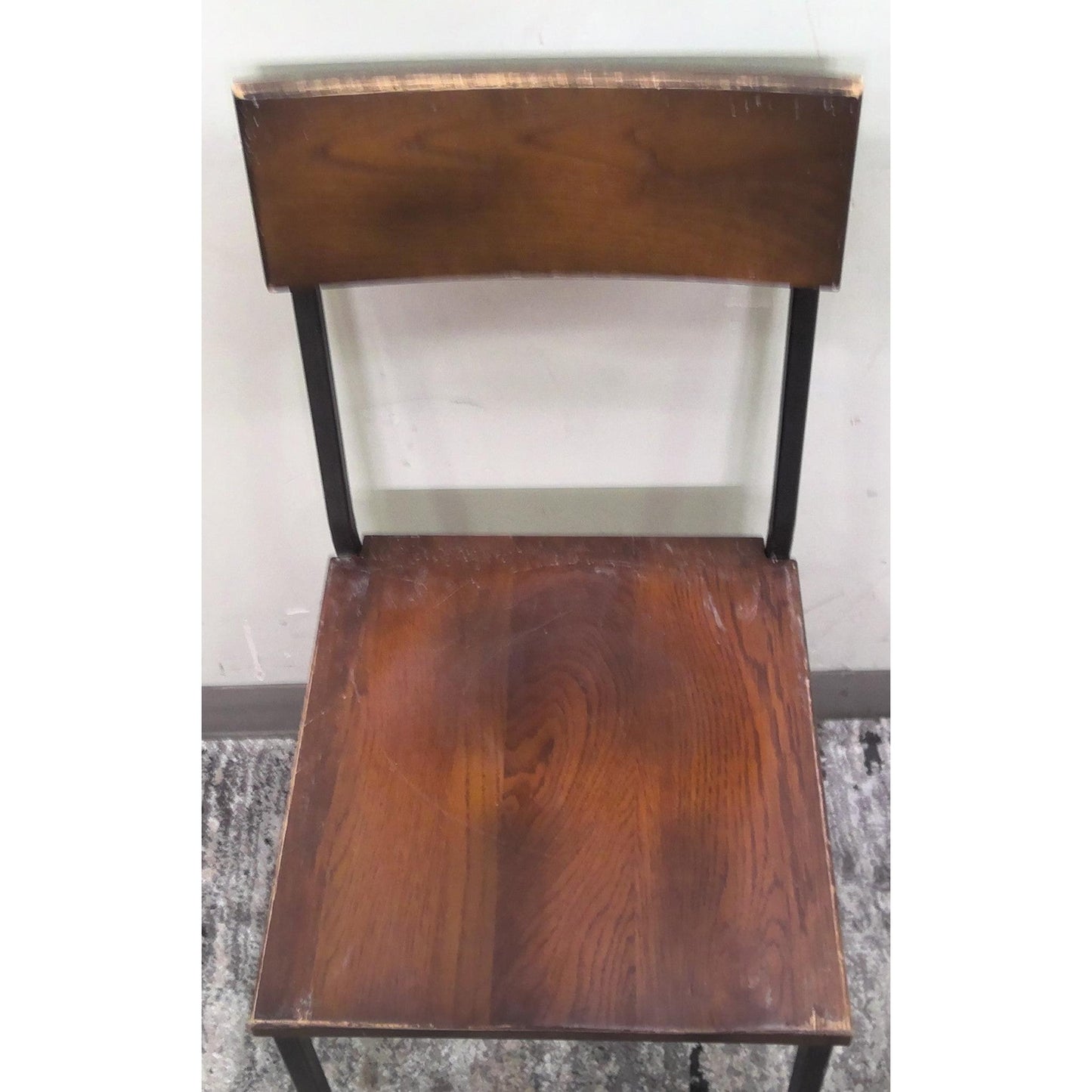 Metal and Wood Dining Chair
