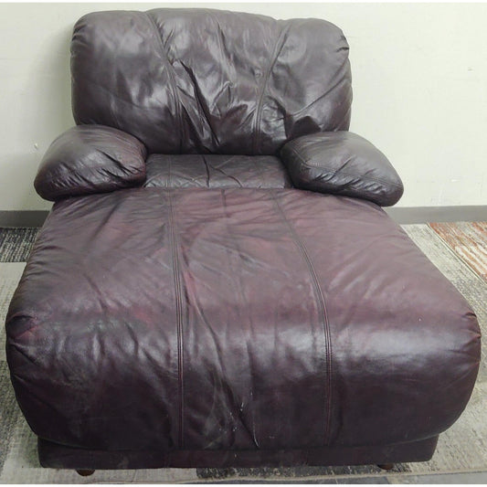 Leather Reclining Lounge Chair
