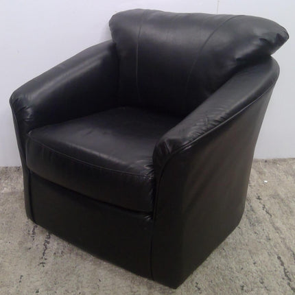 Black Swivel Armchair