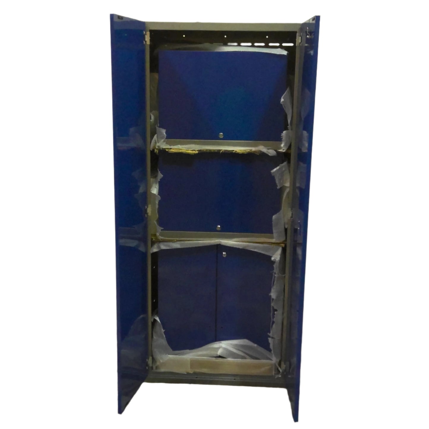 4-Piece Blue Steel Garage Storage Set