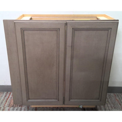 33" Gray Base Cabinet