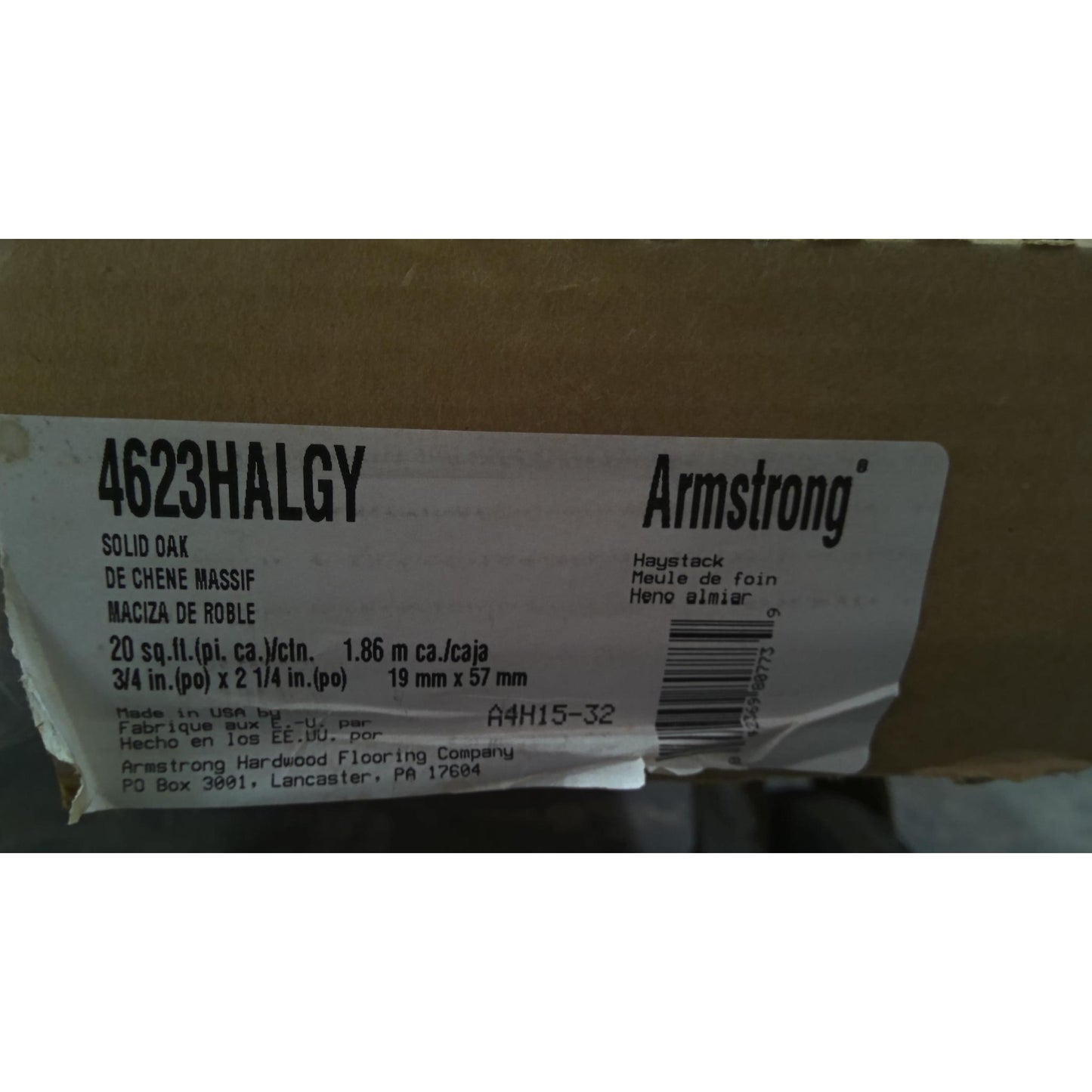 60 Square Feet of Solid Oak Wood Flooring (3 Boxes)