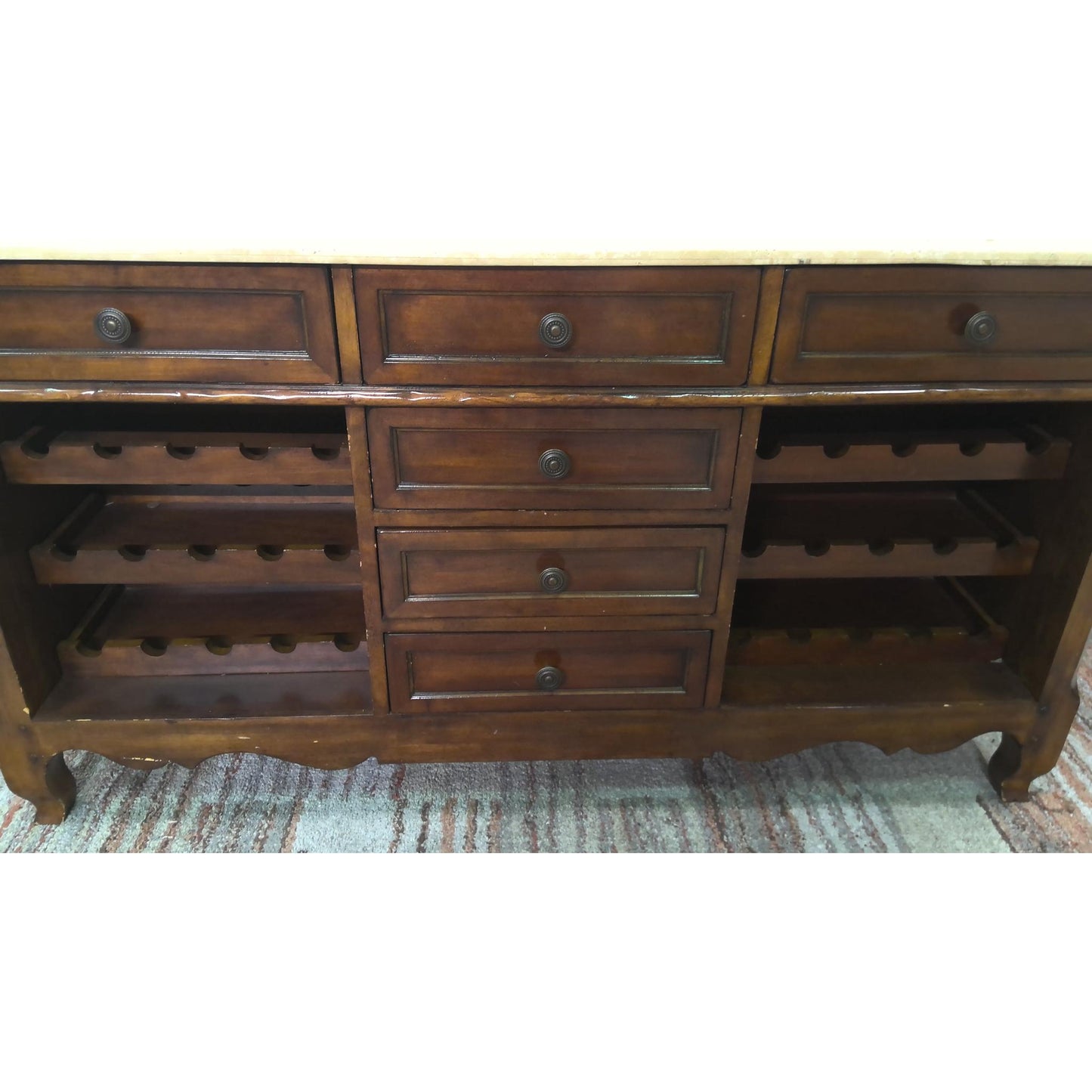 60" Baker Furniture Milling Road Wine Console