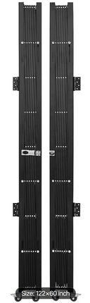 10'W x 5'H Double Folding Security Gate
