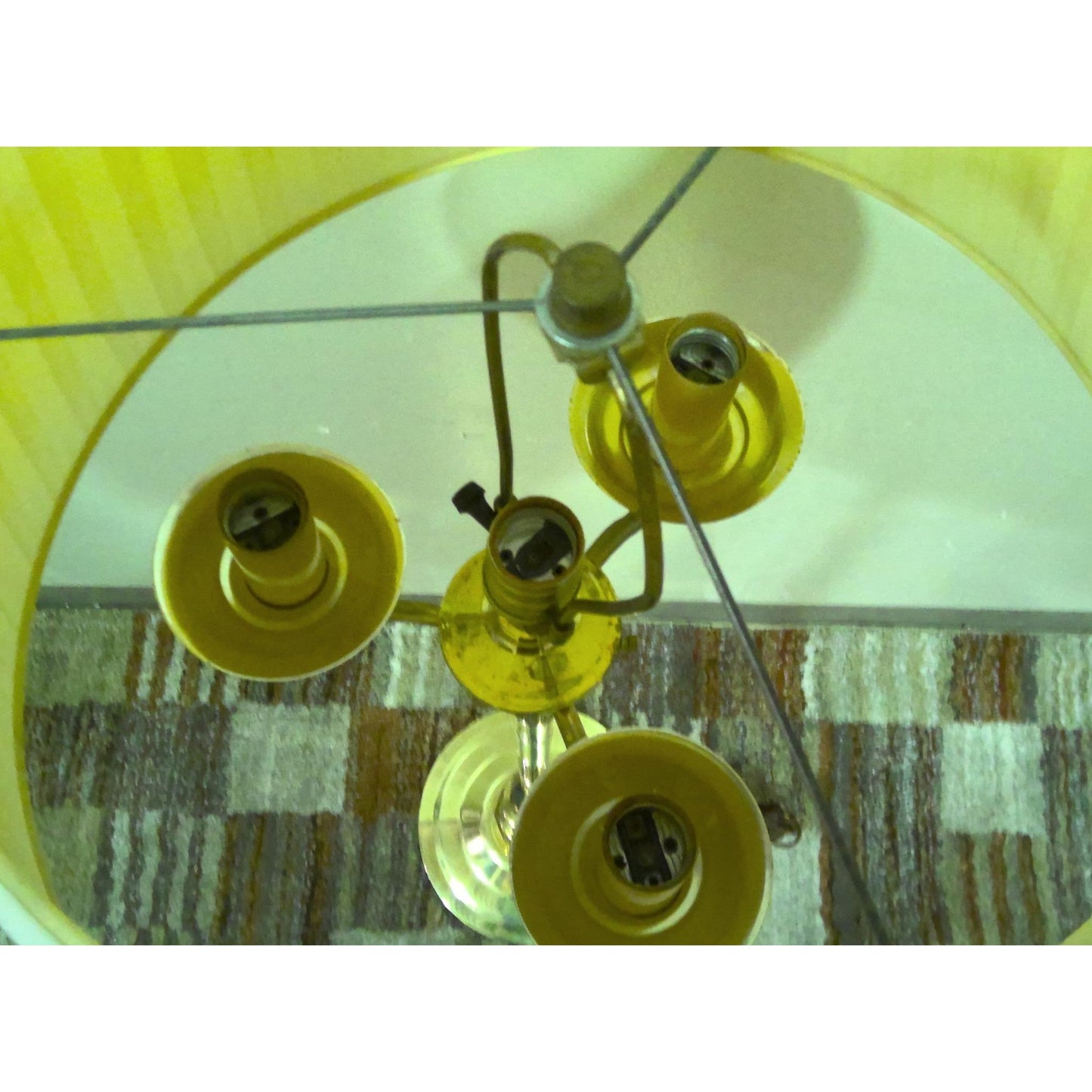 58" Brass 4-Light Floor Lamp