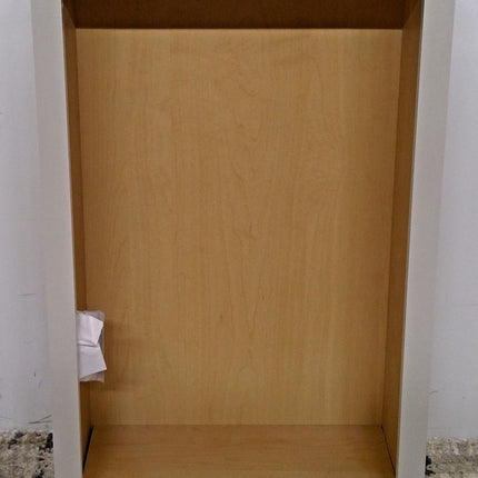 21" x 36" Gray Open Upper Cabinet