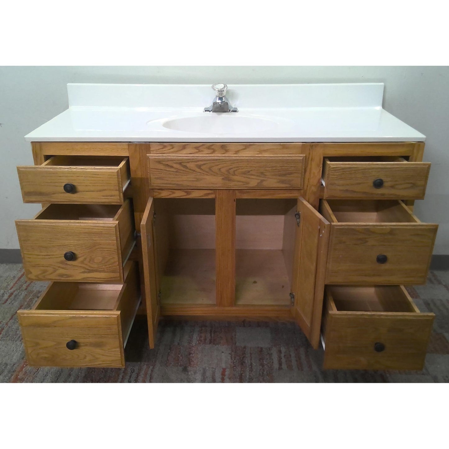 55" Vanity with Faucet
