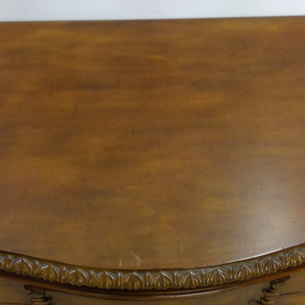 45" 4-Drawer Ornate Wood Dresser