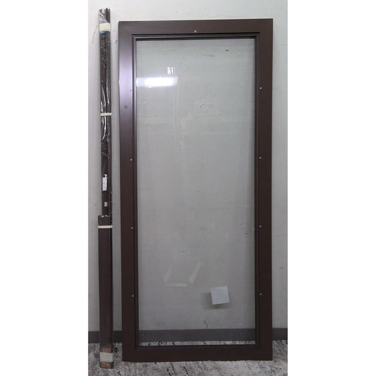 35" x 79" Brown Fullview Storm Door