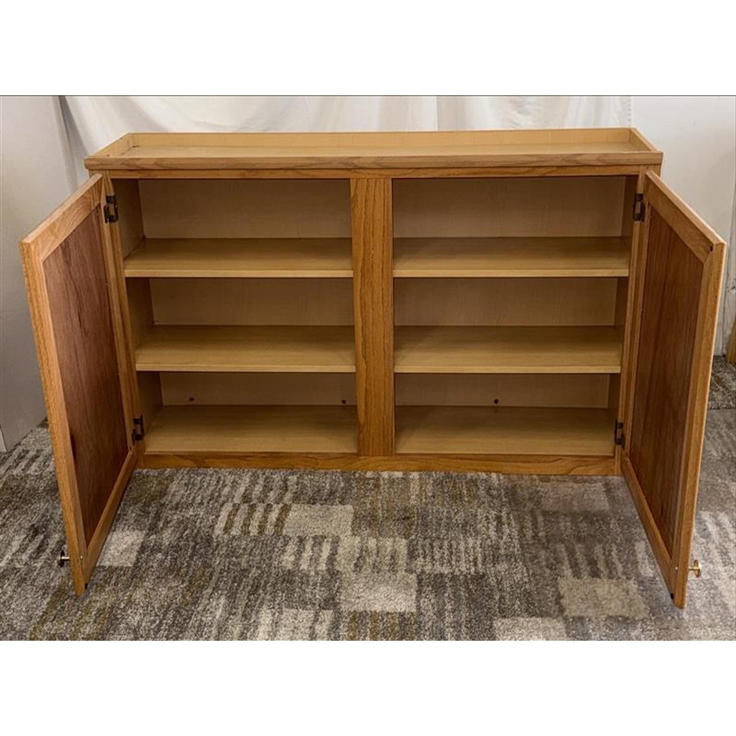 Large Medium Oak Cabinet