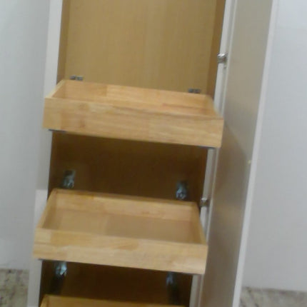24" x 61.5" White Pantry Cabinet