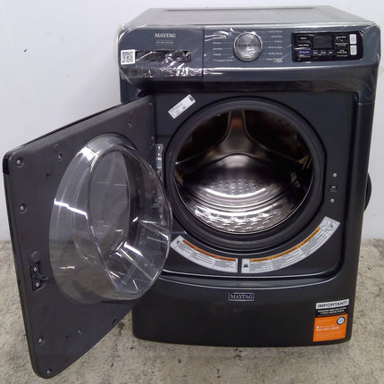 Maytag Pet Pro High Efficiency Stackable Large ( 5-cu ft ) Front Load Washer ( Midnight Steel )