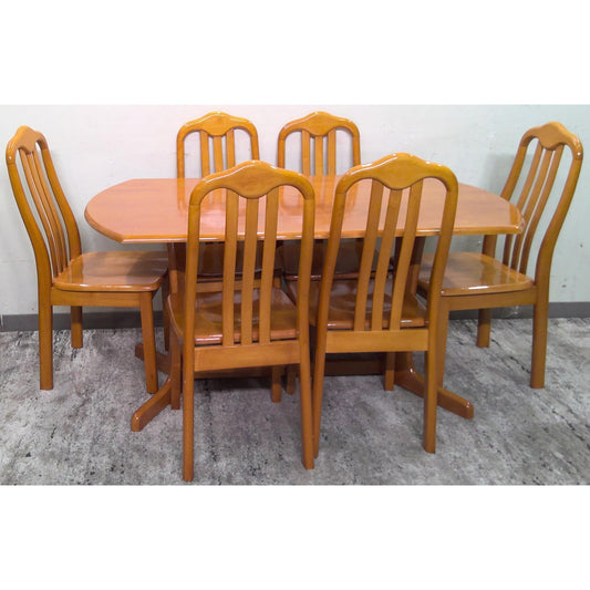 7 Piece Wood Dining Set