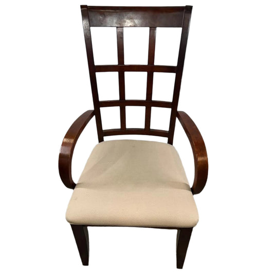 Cherry-Finished Dining Armchair