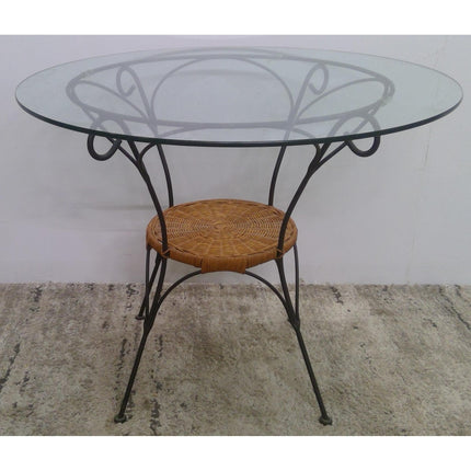 36" Round Glass Top Table
