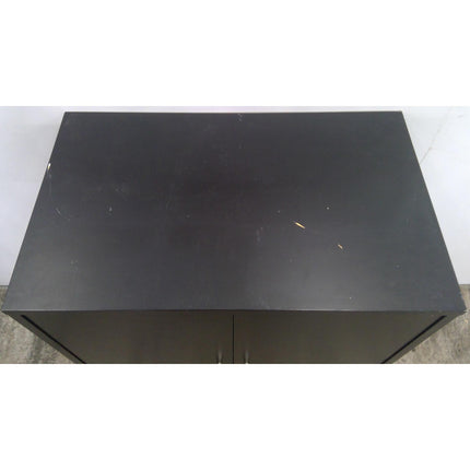 30" x 38" Black Cabinet