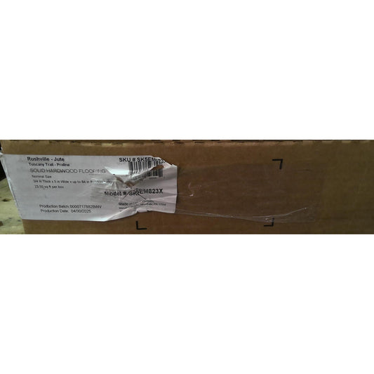 94 Square Feet of Jute Hardwood Flooring (4 Boxes)