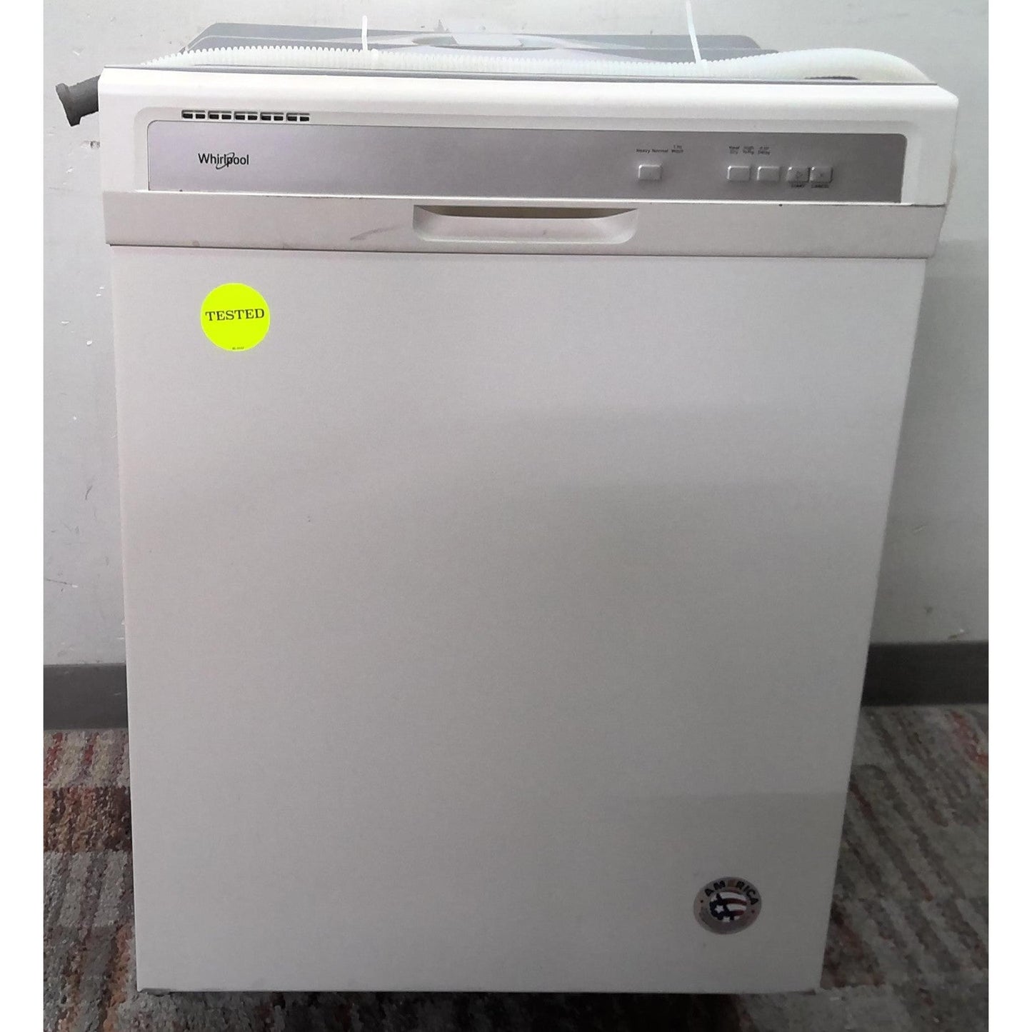 24" White Whirlpool Dishwasher