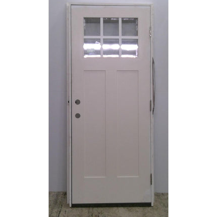 32" x 80"Left-hand Inswing Fiberglass Entry Door