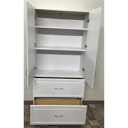 White 36” Storage Cabinet