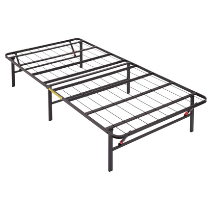 Black Twin XL Foldable Metal Platform Bed Frame with Tool-Free Setup (Added 08/11/2026)